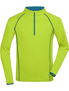 Daiber JN 498 Pánské funkční tričko s dlouhým rukávem 02.0498 bright yellow/bright blue