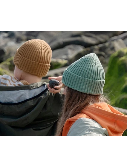 B Dětská pletená čepice z bio bavlny 53. almond model 22442535 - Beechfield B Dětská pletená čepice z bio bavlny 53. almond model 22442535 - Beechfield
