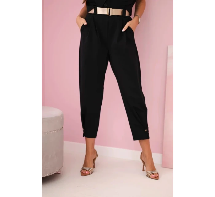 Set vesta + kalhoty černý