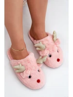 Vánoční Pantofle S Kožešinové Růžové model 21680765 - Boto Vánoční Pantofle S Kožešinové Růžové model 21680765 - Boto