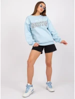 Mikina EM BL 617 model 17047518 světle modrá - FPrice Mikina EM BL 617 model 17047518 světle modrá - FPrice