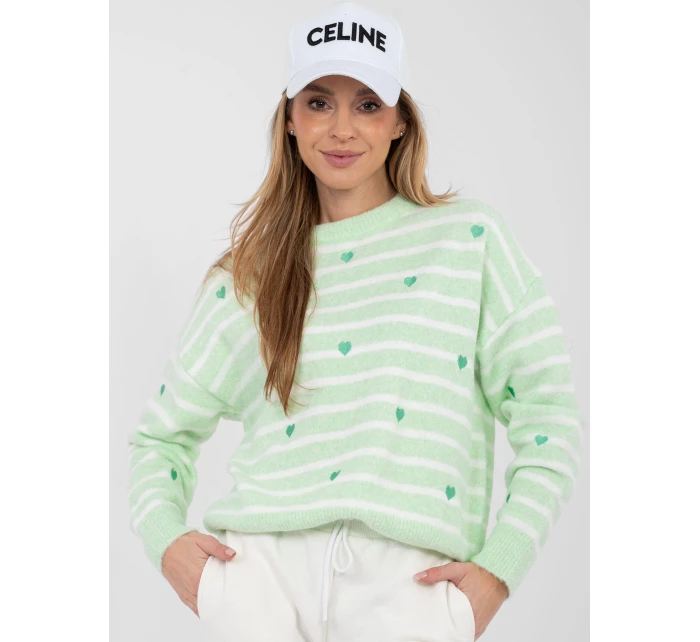 Jumper PM SW J021.75 světle zelený Jumper PM SW J021.75 světle zelený