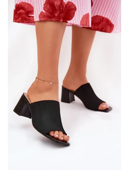 Klapky na podpatku model 211024 Step in style Klapky na podpatku model 211024 Step in style