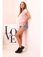 Top dámský bavlněný na ramínkách s výstřihem do V bílá Top dámský bavlněný na ramínkách s výstřihem do V bílá