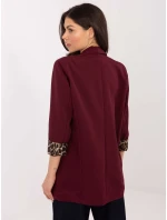 Marynarka DHJ MA  bordowy model 21421327 - FPrice