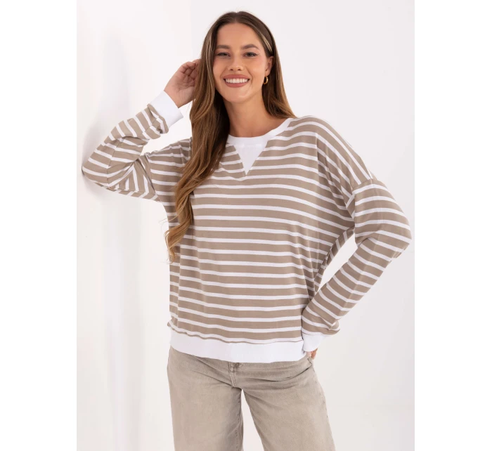 Bluzka RV BZ model 21406708 ciemny bezowy - FPrice Bluzka RV BZ model 21406708 ciemny bezowy - FPrice