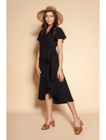 Šaty s krátkým rukávem model 16679250 Black - Lanti