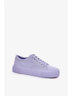 Dámské textilní tenisky Big Star – fialové Dámské textilní tenisky Big Star – fialové
