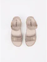 Moderní hnědé sandály dámské platforma Moderní hnědé sandály dámské platforma