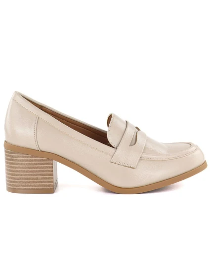 Dámské polobotky on beige M.Daszynski model 22015043 - M. Daszyński