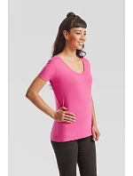 Fruit of the Loom Lady-Fit Iconic 150 V-Neck T Dámské tričko s výstřihem do V 16.1444 red Fruit of the Loom Lady-Fit Iconic 150 V-Neck T Dámské tričko s výstřihem do V 16.1444 red