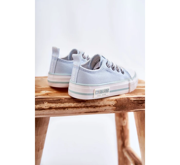 Dětské látkové tenisky BIG STAR model 21594703 Modrá - Big Star Shoes Dětské látkové tenisky BIG STAR model 21594703 Modrá - Big Star Shoes
