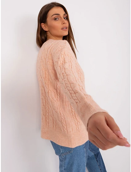 Sweter AT SW  brzoskwiniowy model 18884704 - FPrice