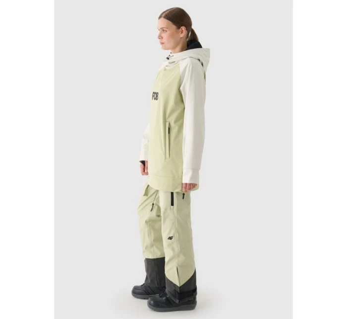 Dámská softshellová snowboardová mikina 5000 s membránou 4F 4FWAW24TSOFF289-44S