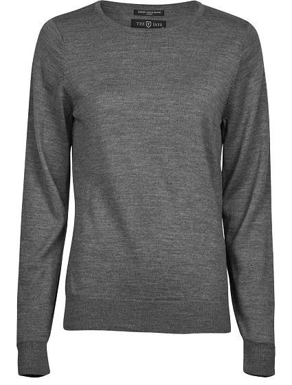 Tee Jays TJ 6006 Dámský svetr 18.6006 grey melange Tee Jays TJ 6006 Dámský svetr 18.6006 grey melange
