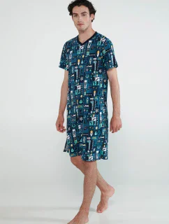 Vamp - Noční košile s krátkými rukávy 20653 - Vamp