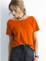 T shirt RV TS model 21275305 ciemny pomarańczowy - FPrice T shirt RV TS model 21275305 ciemny pomarańczowy - FPrice