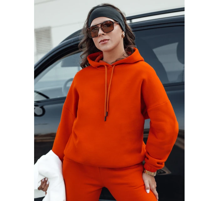 KSENIIA PREMIUM dámská tepláková souprava v oranžové barvě FashionStreet AY1095
