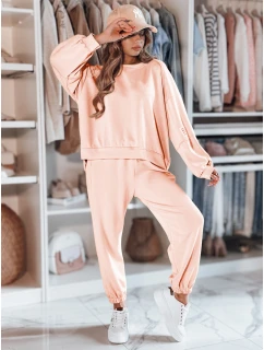 Dámská tepláková souprava nadměrné velikosti Buttercotch DRESIS pink FashionStreet AY1148