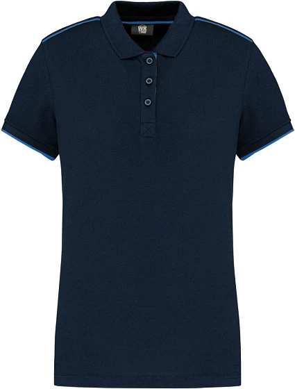WK WK 271 Dámské pracovní piqué polo "Day-to-Day" 20.W271 navy/light royal blue WK WK 271 Dámské pracovní piqué polo "Day-to-Day" 20.W271 navy/light royal blue