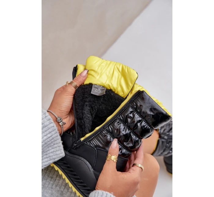 Dámské zimní boty Big Star OO274A395 Černé