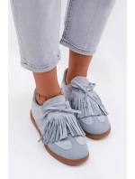 Dámské tenisky s třásněmi modré model 21937705 - Boto Dámské tenisky s třásněmi modré model 21937705 - Boto