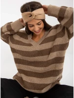 Dámský svetr LC SW 8030 tmavě lila Dámský svetr LC SW 8030 tmavě lila