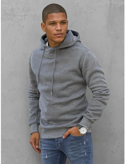 Pánská tmavě šedá mikina FashionStreet BX5427