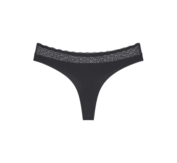 Dámská tanga Feel of Modal String - BLACK - černé 0004 - TRIUMPH