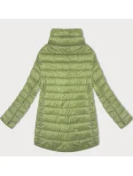 Dámská prošívaná bunda v pistáciové barvě se stojáčkem model 21061157 - MINORITY