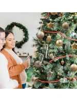 DEKORATIVNÍ PLASTOVÁ CETKA BEZPEČNÁ 40KS KRÉMOVÁ SLÍDA