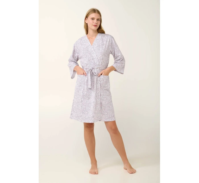 Vamp - Bavlněný župan se zvířecím potiskem 20943 - Vamp