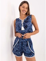 Šortky AT SN model 17513436 tmavě modrá - FPrice Šortky AT SN model 17513436 tmavě modrá - FPrice