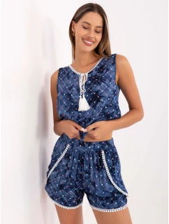 Šortky AT SN model 17513436 tmavě modrá - FPrice