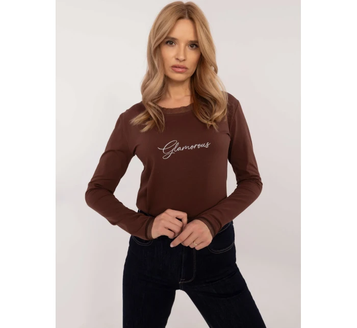 Bluzka CLM BZ model 20692199 brązowy - FPrice Bluzka CLM BZ model 20692199 brązowy - FPrice