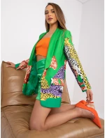 Marynarka DHJ MA model 21127004 zielony - FPrice Marynarka DHJ MA model 21127004 zielony - FPrice