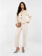 Marynarka IT MA model 21946597 jasny beżowy - FPrice