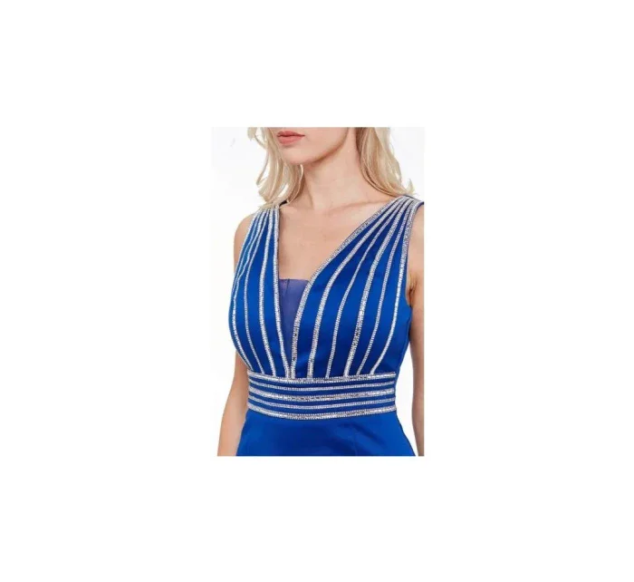 Dámské večerní dlouhé šaty DR1755 - Gemini