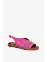 Dásmské sandály A8228 růžové - Yolera