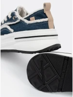 Trendy tenisky tmavě modré dámské platforma Trendy tenisky tmavě modré dámské platforma