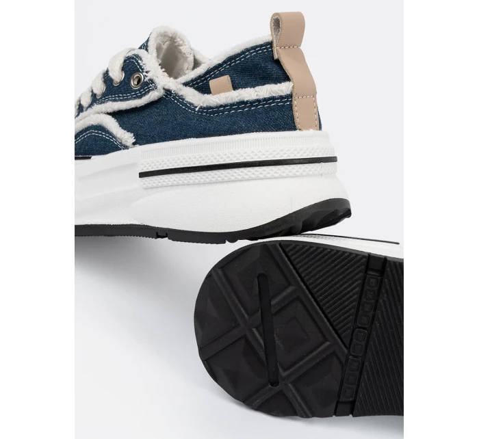 Trendy tenisky tmavě modré dámské platforma Trendy tenisky tmavě modré dámské platforma