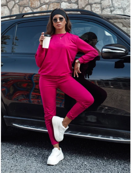 MILIAN fuchsiová dámská tepláková souprava Dstreet model 21980480 - FashionStreet
