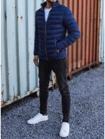 Pánská přechodná prošívaná bunda tmavě modrá TX4934 Pánská přechodná prošívaná bunda tmavě modrá TX4934