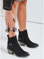Dámské černé boty FashionStreet ZY0516 Dámské černé boty FashionStreet ZY0516