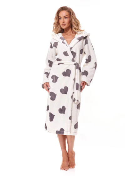 Dlouhý dámský župan model 18829036 Futura SXL - L&L