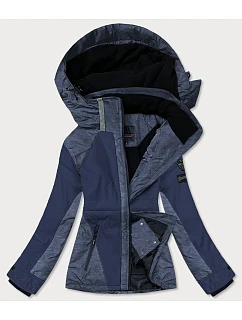 Dámská zimní lyžařská bunda navy blue/melange (b2356)