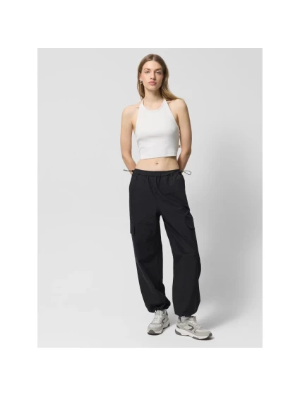 Dámské kalhoty z padákové tkaniny Outhorn OTHWSS24TTROF727-20S