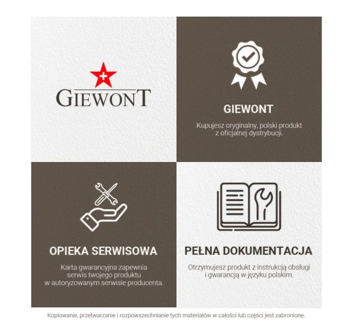 Dámské hodinky GIEWONT GW1970-1 dámské