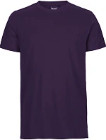 Neutral O 61001 Pánské tričko z bio bavlny 77.6101 purple
