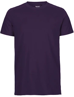 Neutral O 61001 Pánské tričko z bio bavlny 77.6101 purple